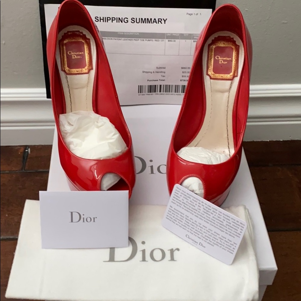 Miss Dior Peep Toe